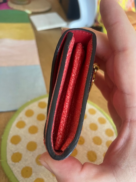 Miu Miu Coral Pink Envelope Clutch- stingray leather - Picture 9 of 9